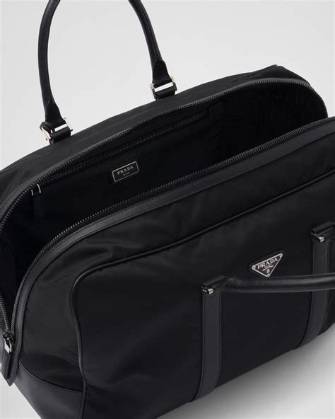 saffiano leather duffel bag prada|Prada nylon saffiano bag.